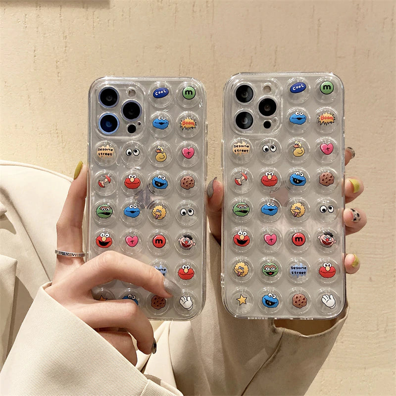 Cute Anime Bubble Series iPhone Cases