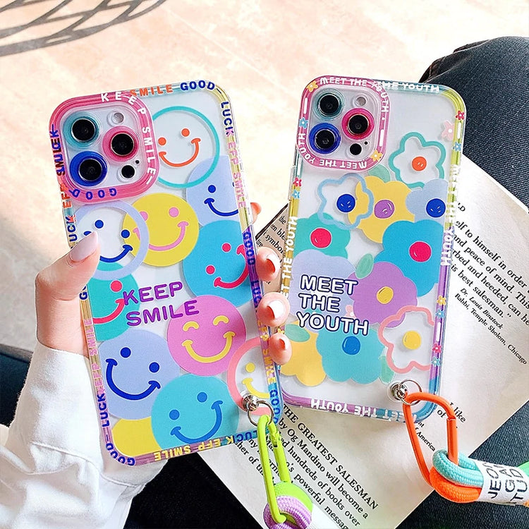 Cute Flowers & Smile Series iPhone Cases
