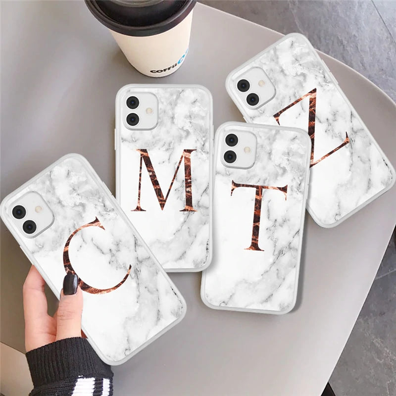 Fashion Initial Letter Series iPhone Cases