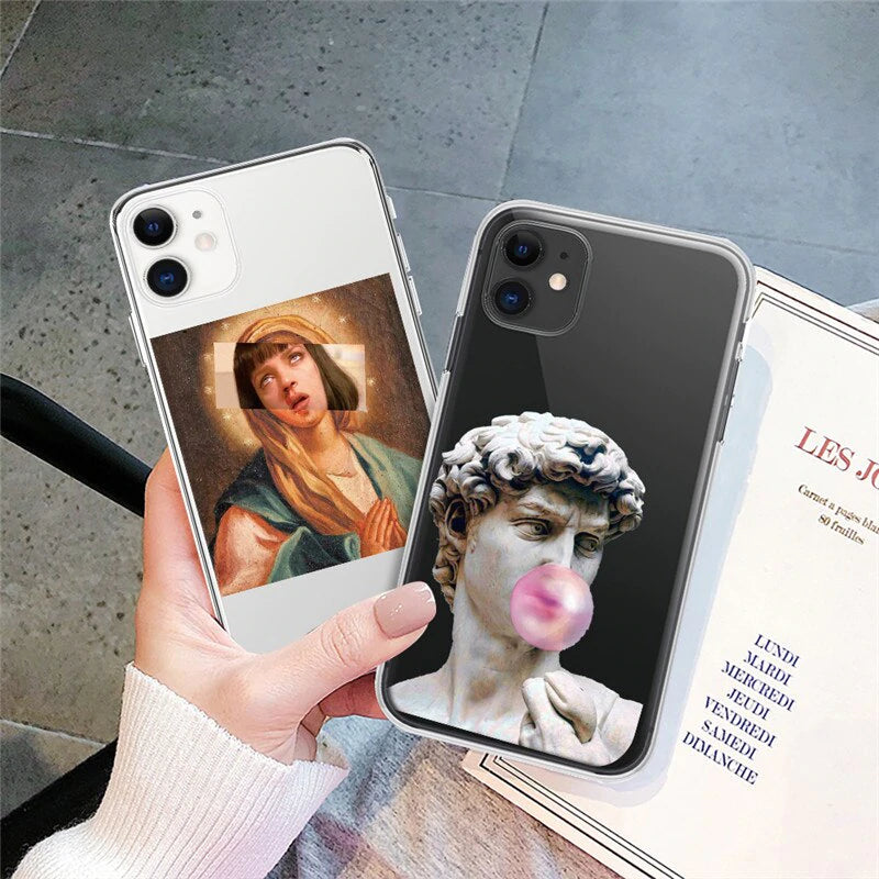 Funny Famous Painting Series iPhone Cases