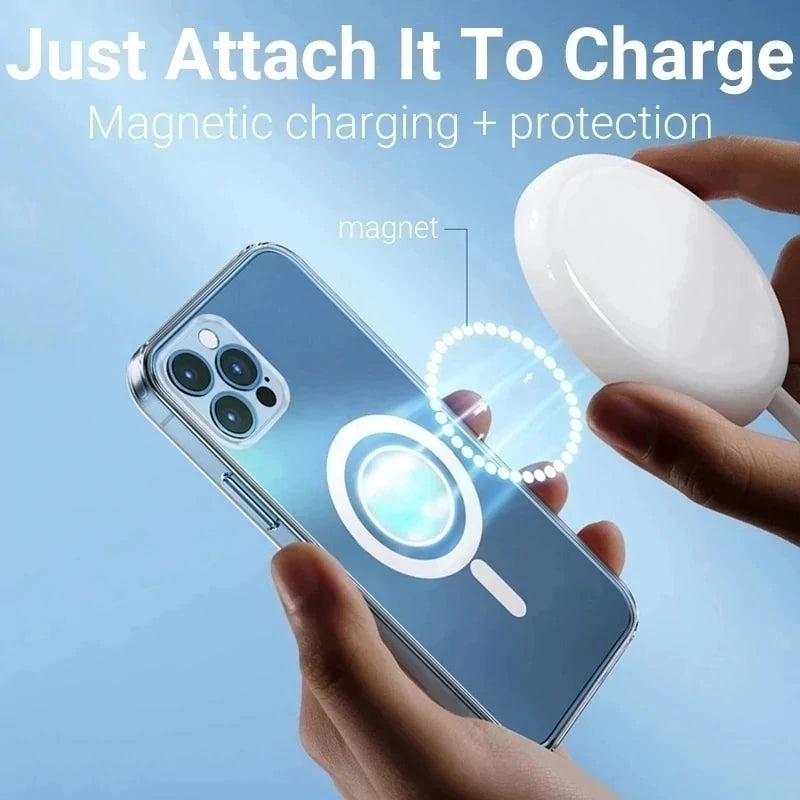 Magnetic Transparent Series iPhone Cases
