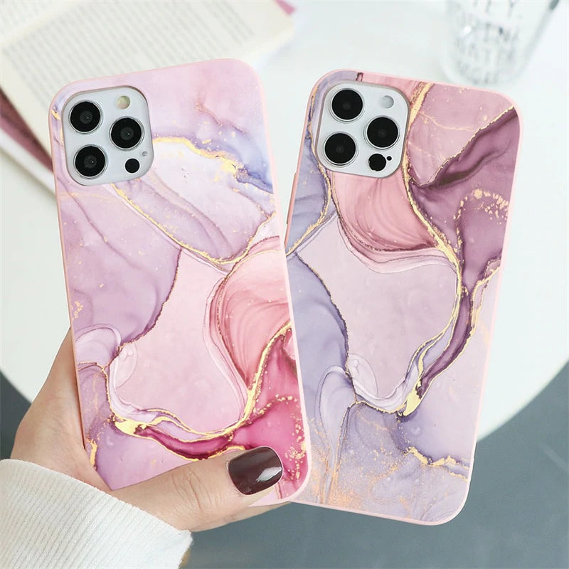 Natural Beauty Marble Series iPhone Cases