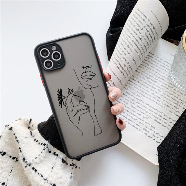 Line Art Series Phone Cases for iPhone 12 / 12 mini / 12 Pro / 12 Pro Max