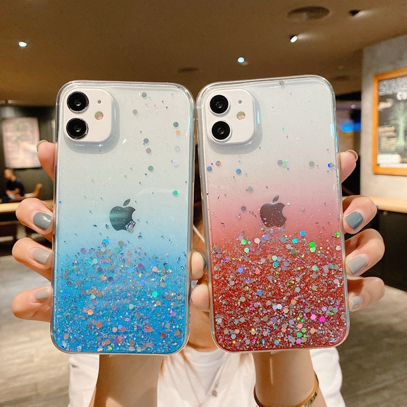 Gradient Sequins Series Phone Cases for iPhone X / XR / XS / XS Max