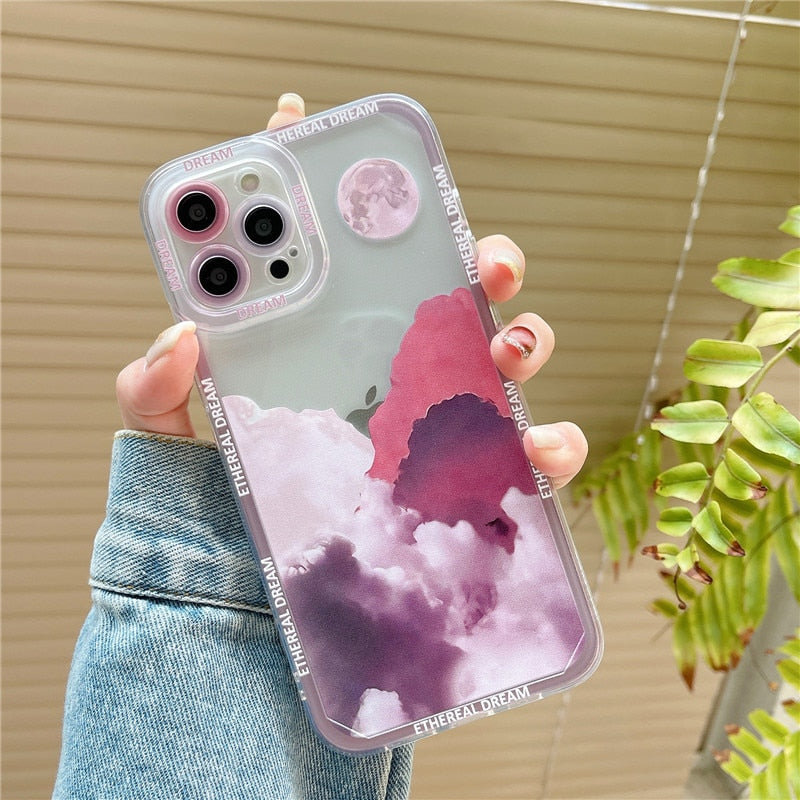 Romantic Moon Night Series Phone Cases for iPhone 14 / 14 Plus / 14 Pro / 14 Pro Max