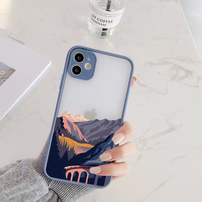 Classical Pastoral Series Phone Cases for iPhone 12 / 12 mini / 12 Pro / 12 Pro Max