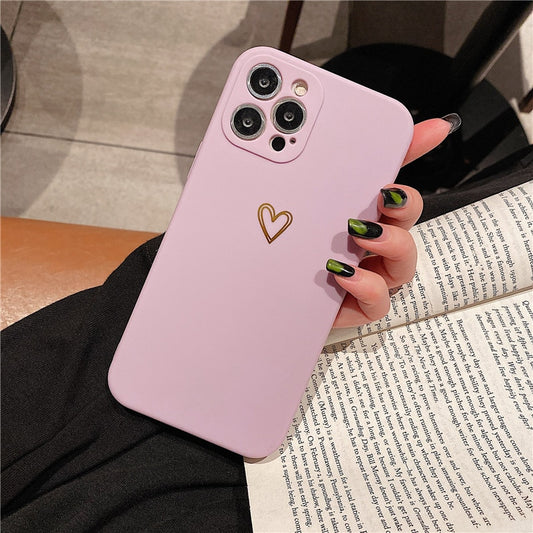 Hand Painted Heart Series Phone Cases for iPhone 11 / 11 Pro / 11 Pro Max