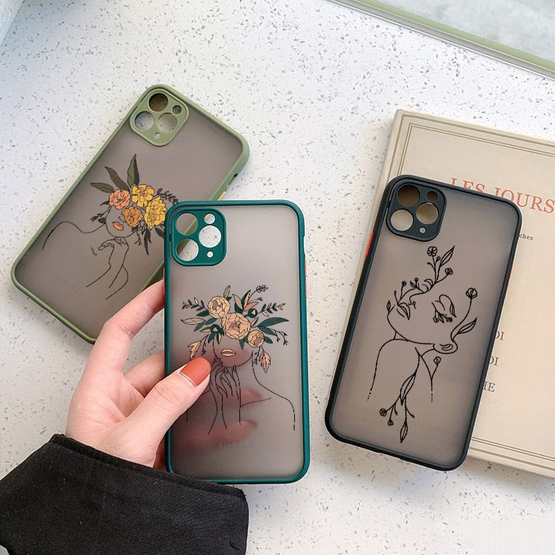 Line Art Series Phone Cases for iPhone 12 / 12 mini / 12 Pro / 12 Pro Max