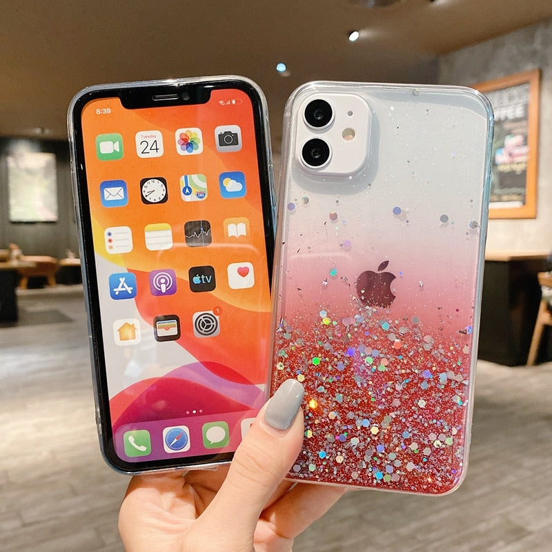 Gradient Sequins Series Phone Cases for iPhone X / XR / XS / XS Max