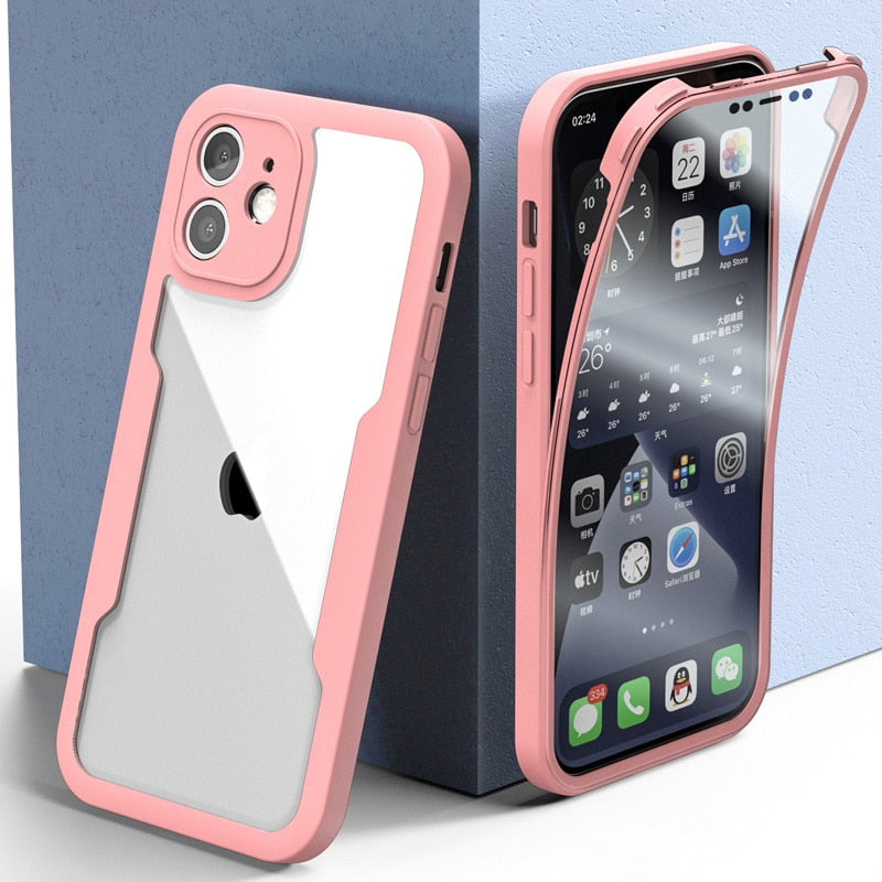 360 Full protection Series Phone Cases for iPhone 13 / 13 mini / 13 Pro / 13 Pro Max