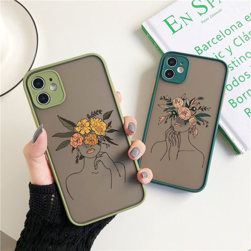 Line Art Series Phone Cases for iPhone 12 / 12 mini / 12 Pro / 12 Pro Max