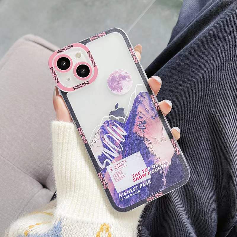 Romantic Moon Night Series Phone Cases for iPhone 13 / 13 mini / 13 Pro / 13 Pro Max