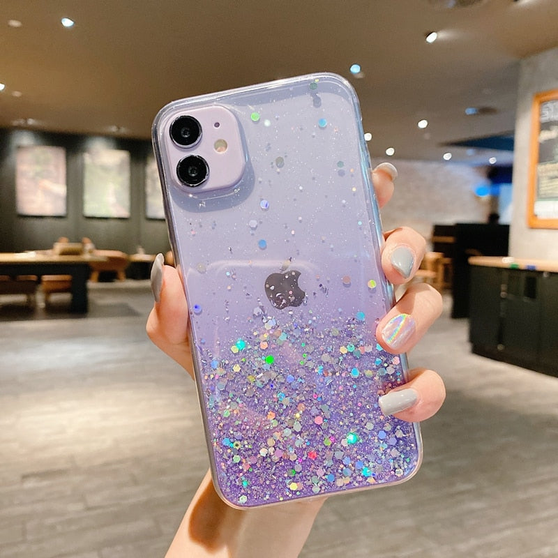 Gradient Sequins Series Phone Cases for iPhone X / XR / XS / XS Max