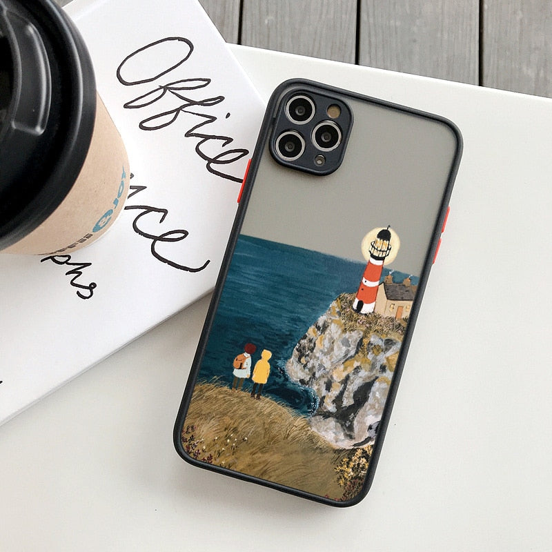 Classical Pastoral Series Phone Cases for iPhone X / XR / XS / XS Max