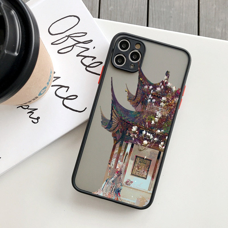 Classical Pastoral Series Phone Cases for iPhone 12 / 12 mini / 12 Pro / 12 Pro Max