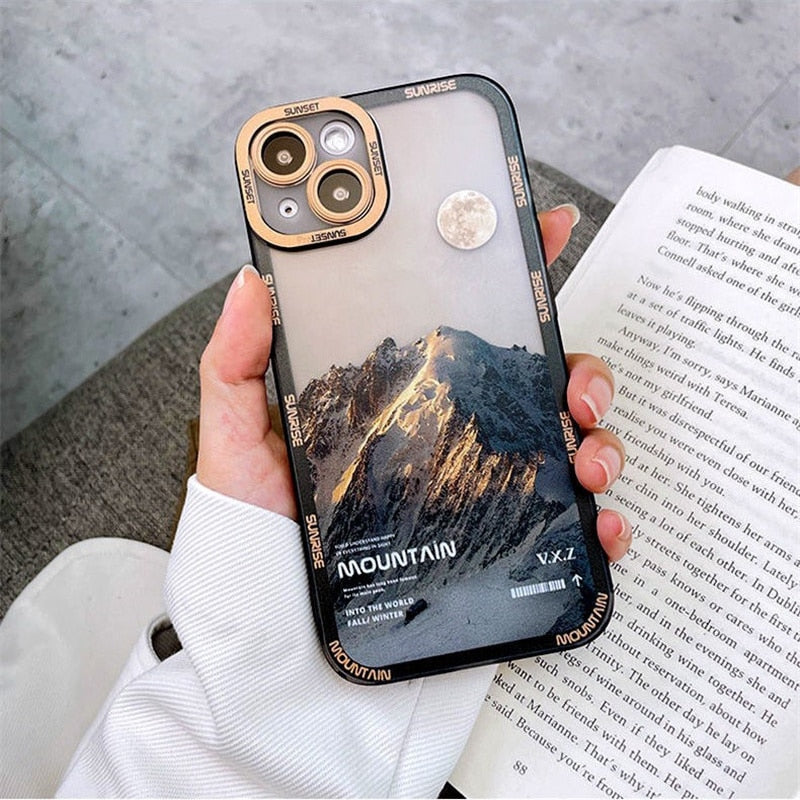 Romantic Moon Night Series Phone Cases for iPhone 12 / 12 mini / 12 Pro / 12 Pro Max