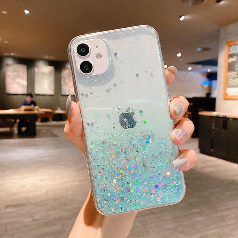 Gradient Sequins Series Phone Cases for iPhone X / XR / XS / XS Max