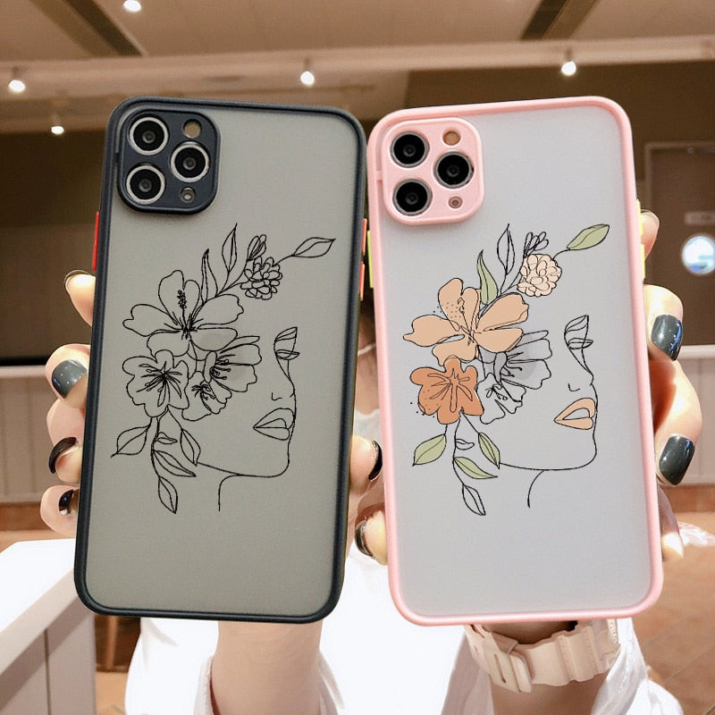 Line Art Series Phone Cases for iPhone 12 / 12 mini / 12 Pro / 12 Pro Max