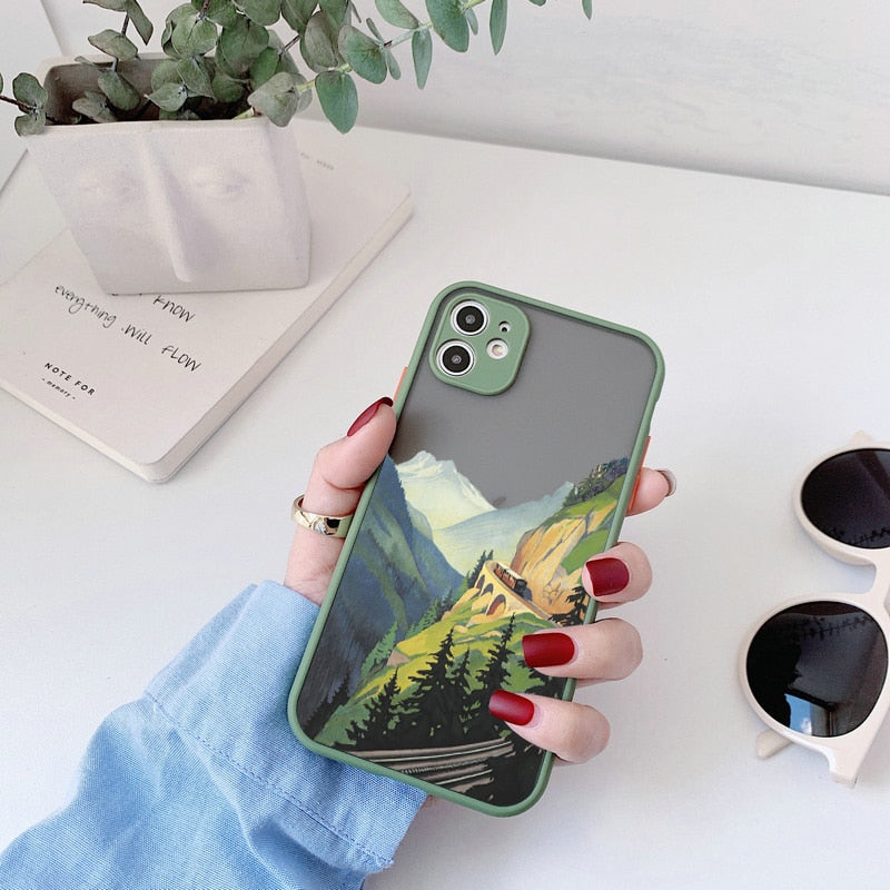 Classical Pastoral Series Phone Cases for iPhone 13 / 13 mini / 13 Pro / 13 Pro Max