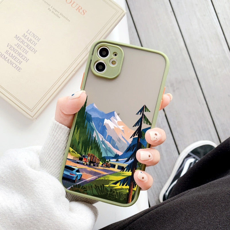 Classical Pastoral Series Phone Cases for iPhone 12 / 12 mini / 12 Pro / 12 Pro Max