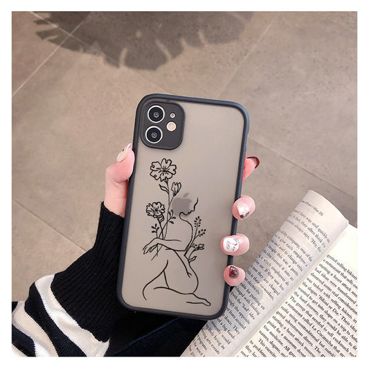 Line Art Series Phone Cases for iPhone SE 2020