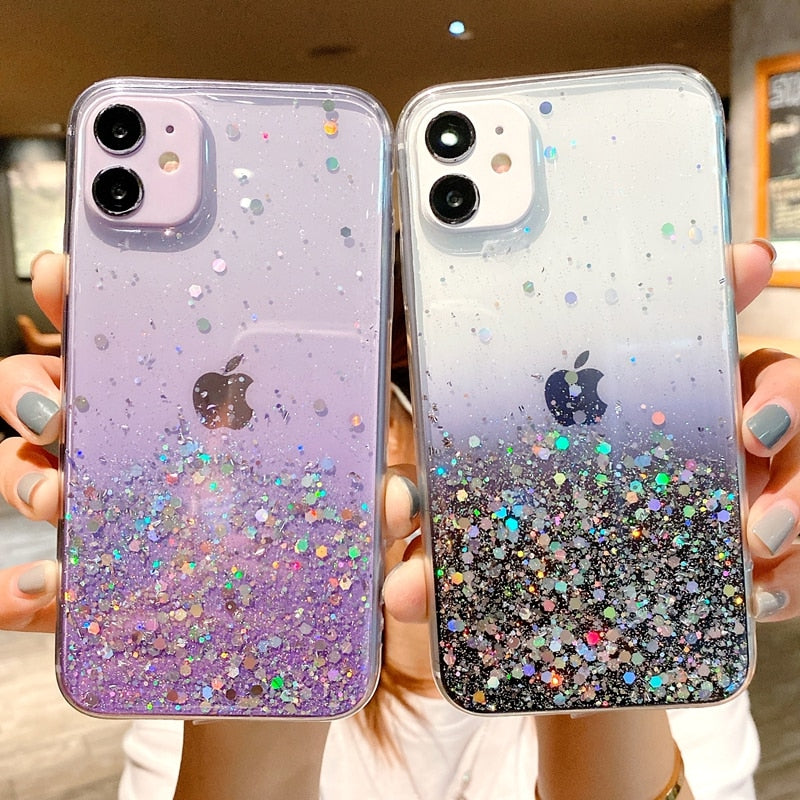 Gradient Sequins Series Phone Cases for iPhone X / XR / XS / XS Max