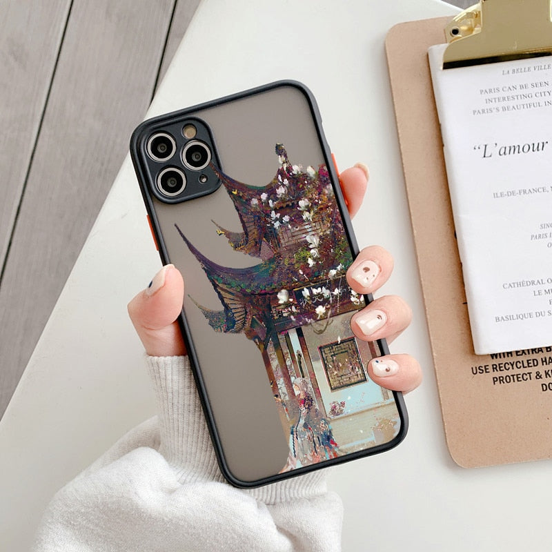 Classical Pastoral Series Phone Cases for iPhone 11 / 11 Pro / 11 Pro Max