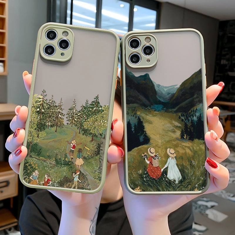 Classical Pastoral Series Phone Cases for iPhone 8 / 8 Plus