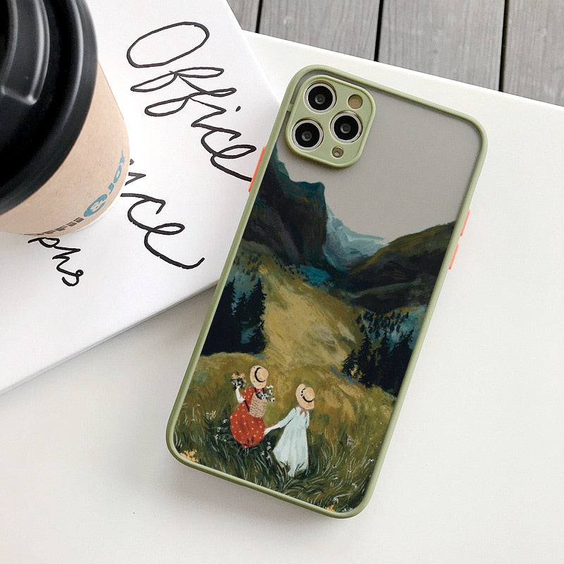 Classical Pastoral Series Phone Cases for iPhone 14 / 14Puls / 14 Pro / 14 Pro Max