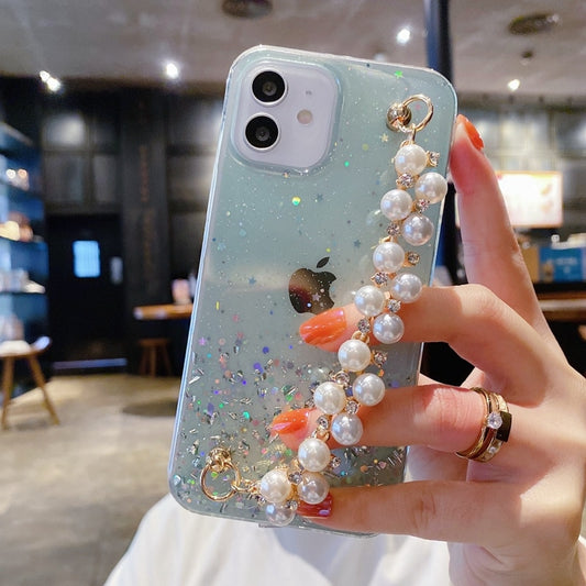 Glitter Pearl Bracelet Series Phone Cases for iPhone 8 / 8 Plus