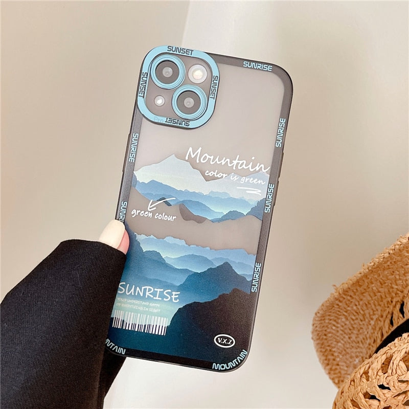 Romantic Moon Night Series Phone Cases for iPhone 13 / 13 mini / 13 Pro / 13 Pro Max